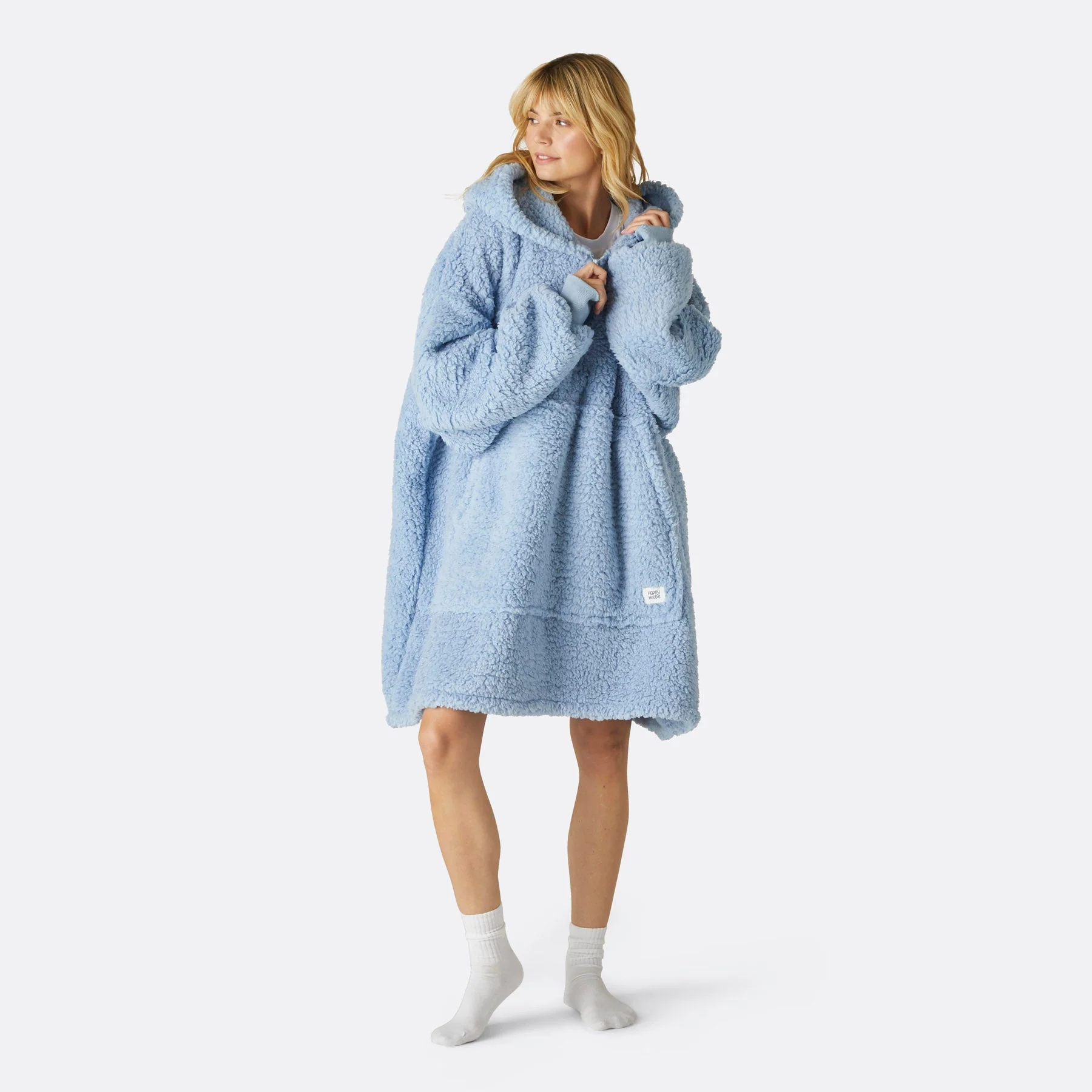 Blue Sherpa HappyHoodie - Image 3