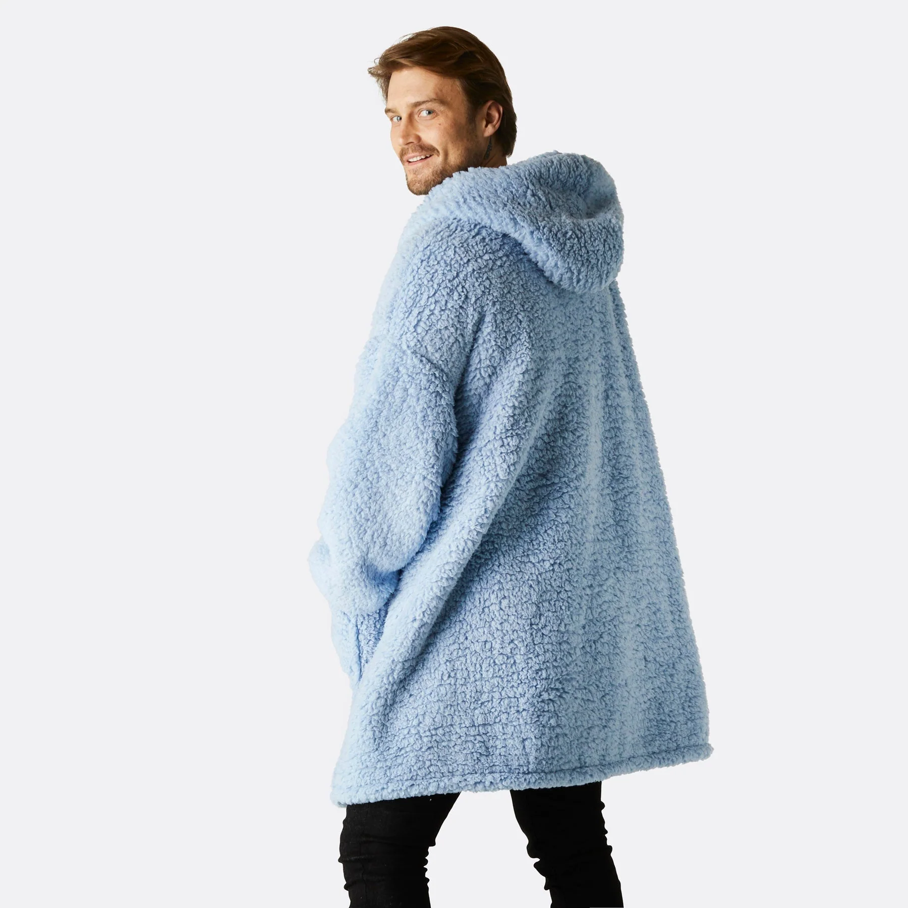 Blue Sherpa HappyHoodie - Image 5