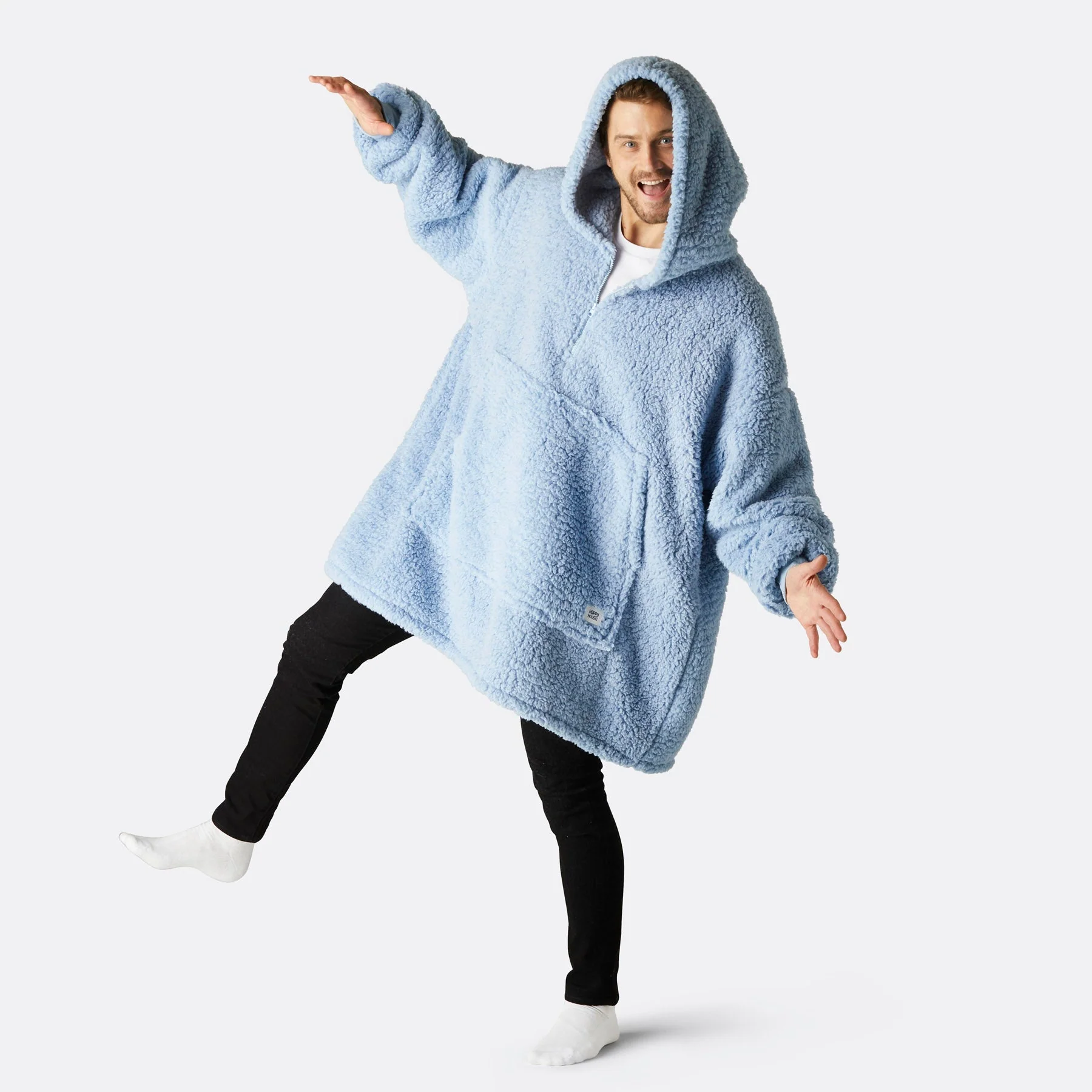 Blue Sherpa HappyHoodie - Image 6