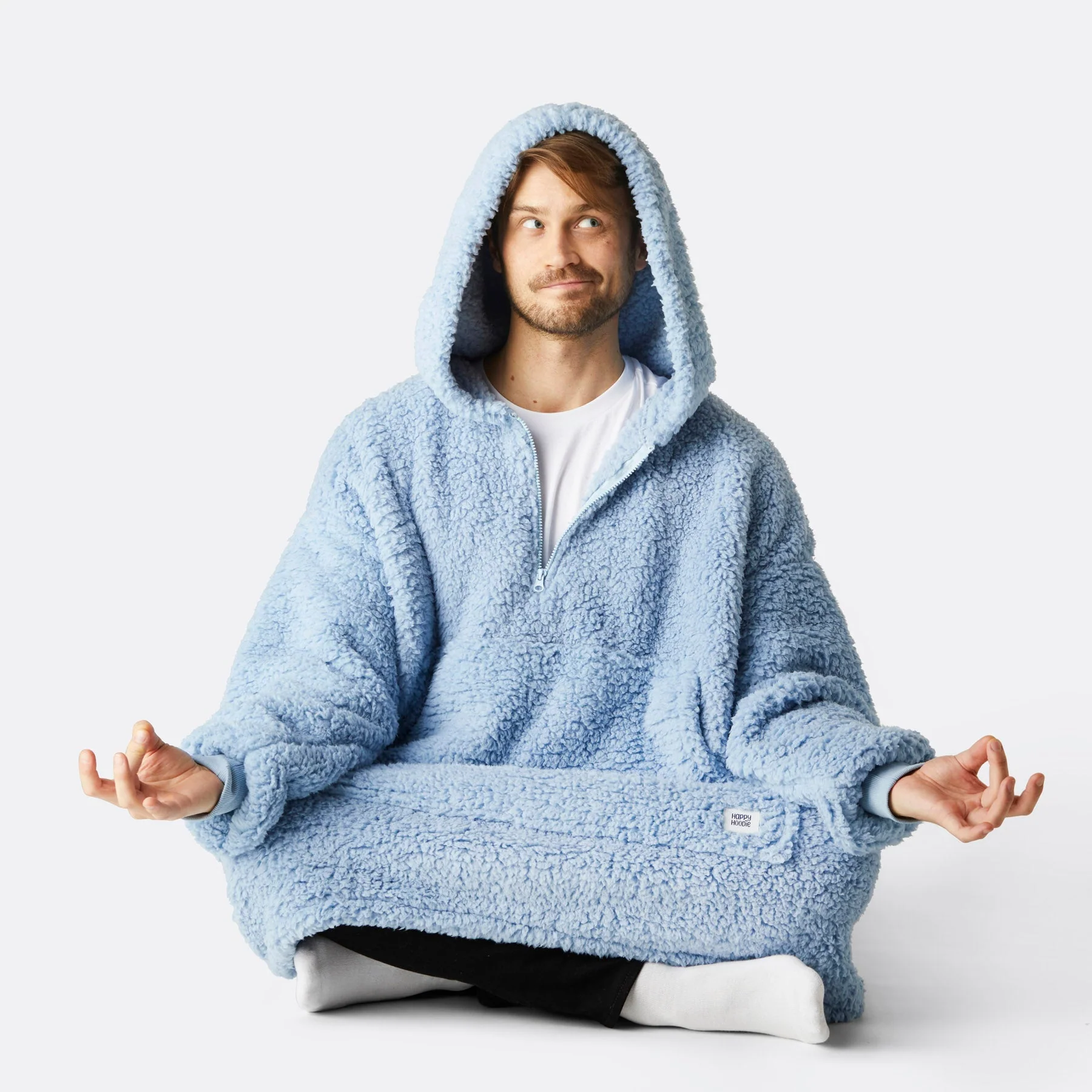 Blue Sherpa HappyHoodie - Image 7