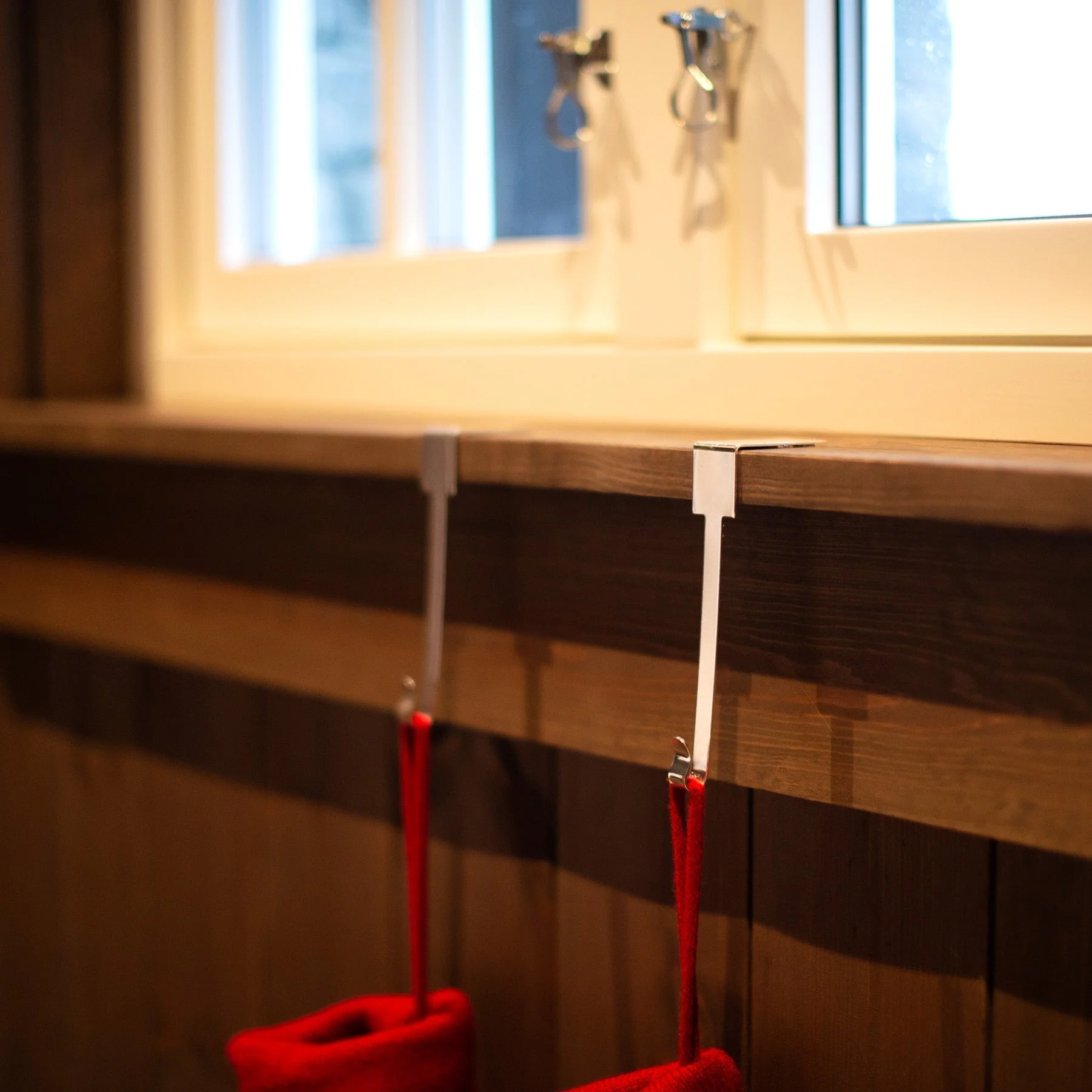 Silver Christmas Stocking Hanger - Image 3