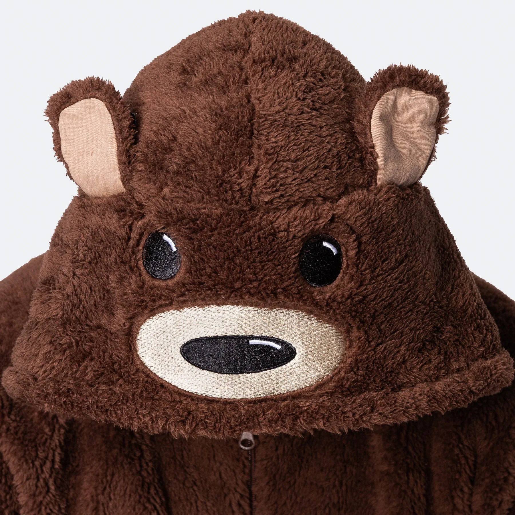 Kids' Brown Teddy Bear Onesie - Image 6