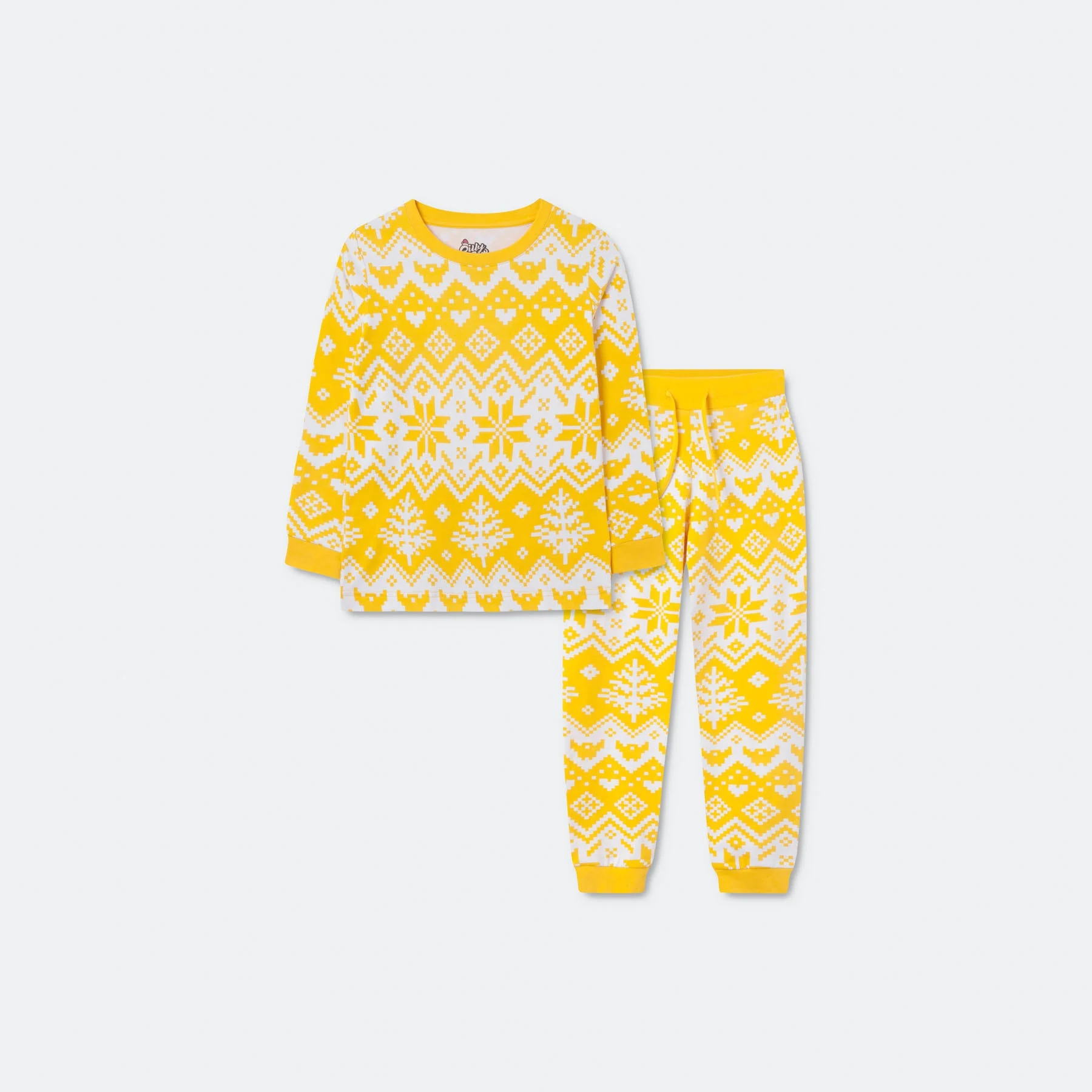 Kids' Knit Print Easter Pyjamas - Image 4
