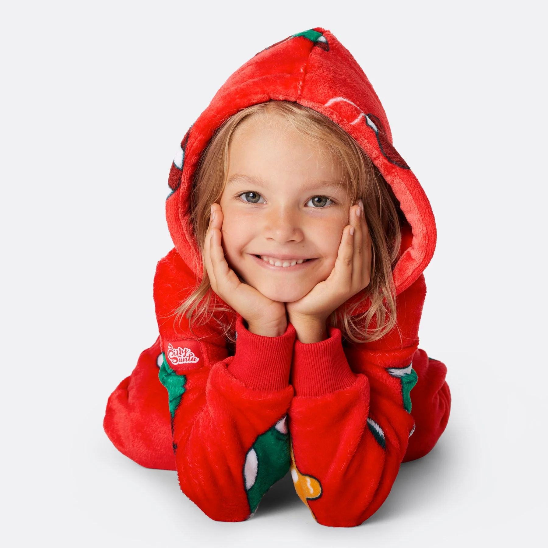 Kids' Red Hohoho Onesie - Image 4