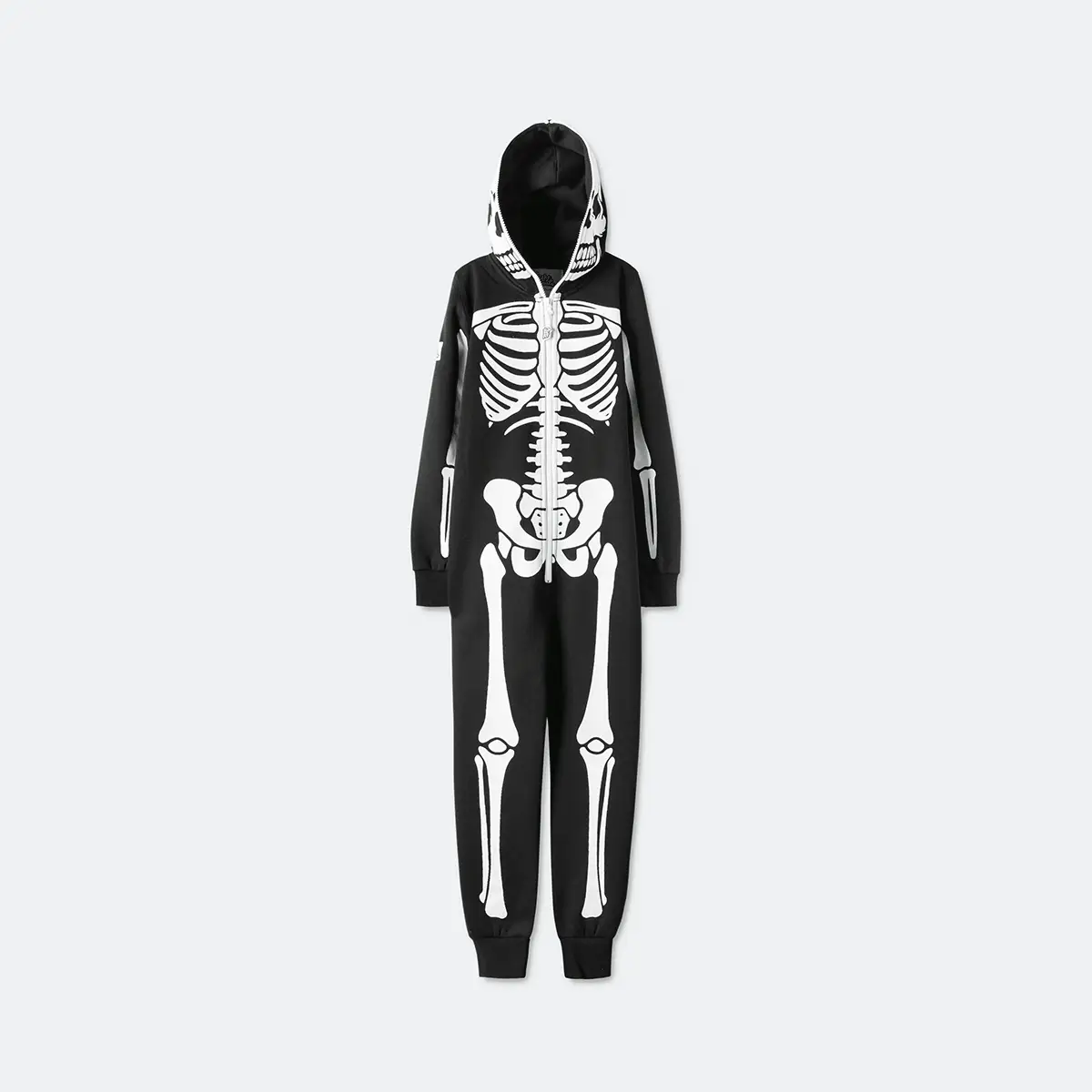 Kids' Skeleton Halloween Onesie - Image 3