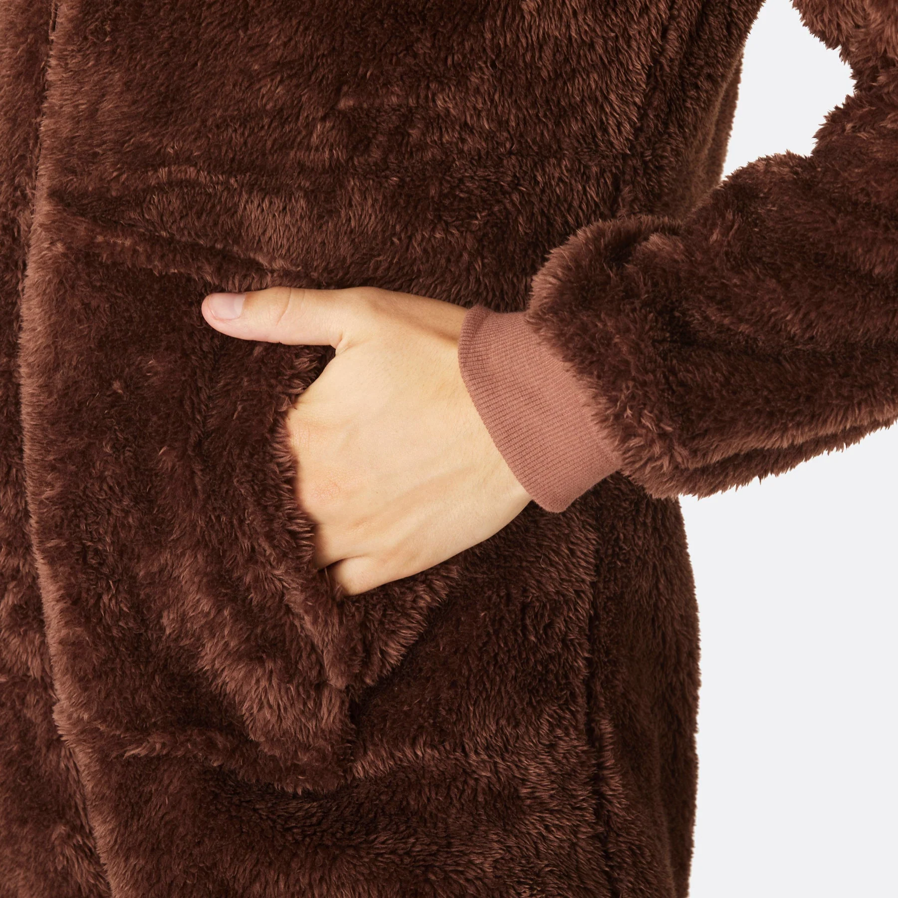 Men's Brown Teddy Bear Onesie - Image 6