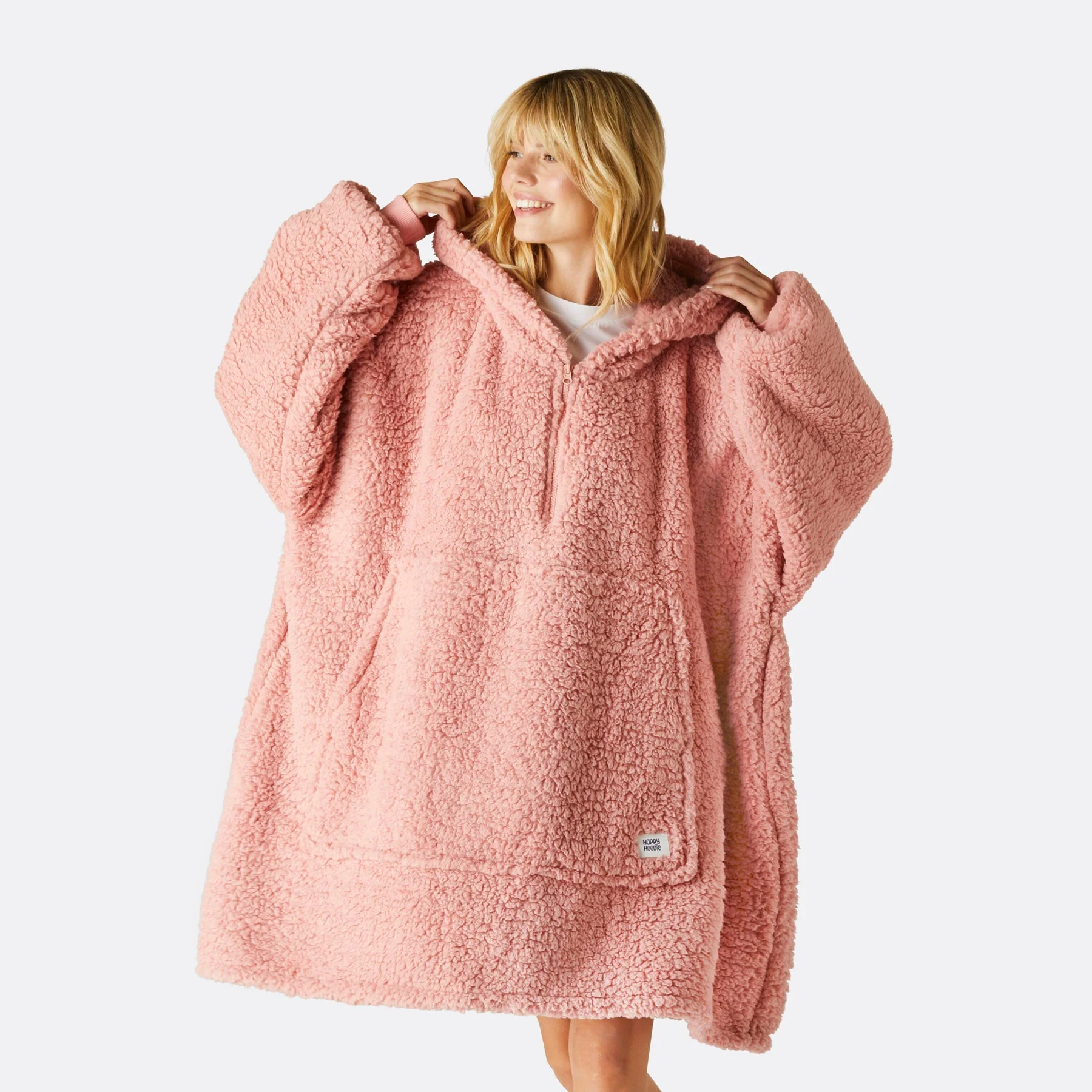 Pink Sherpa HappyHoodie - Image 3