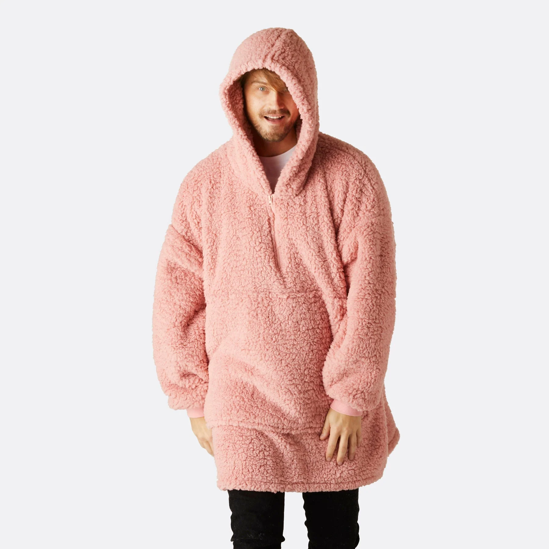 Pink Sherpa HappyHoodie - Image 4
