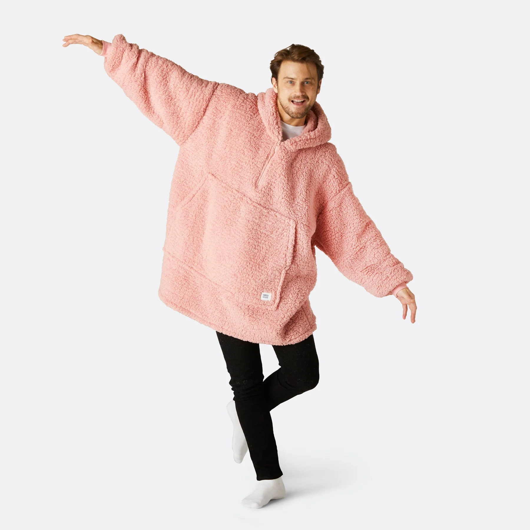 Pink Sherpa HappyHoodie - Image 6