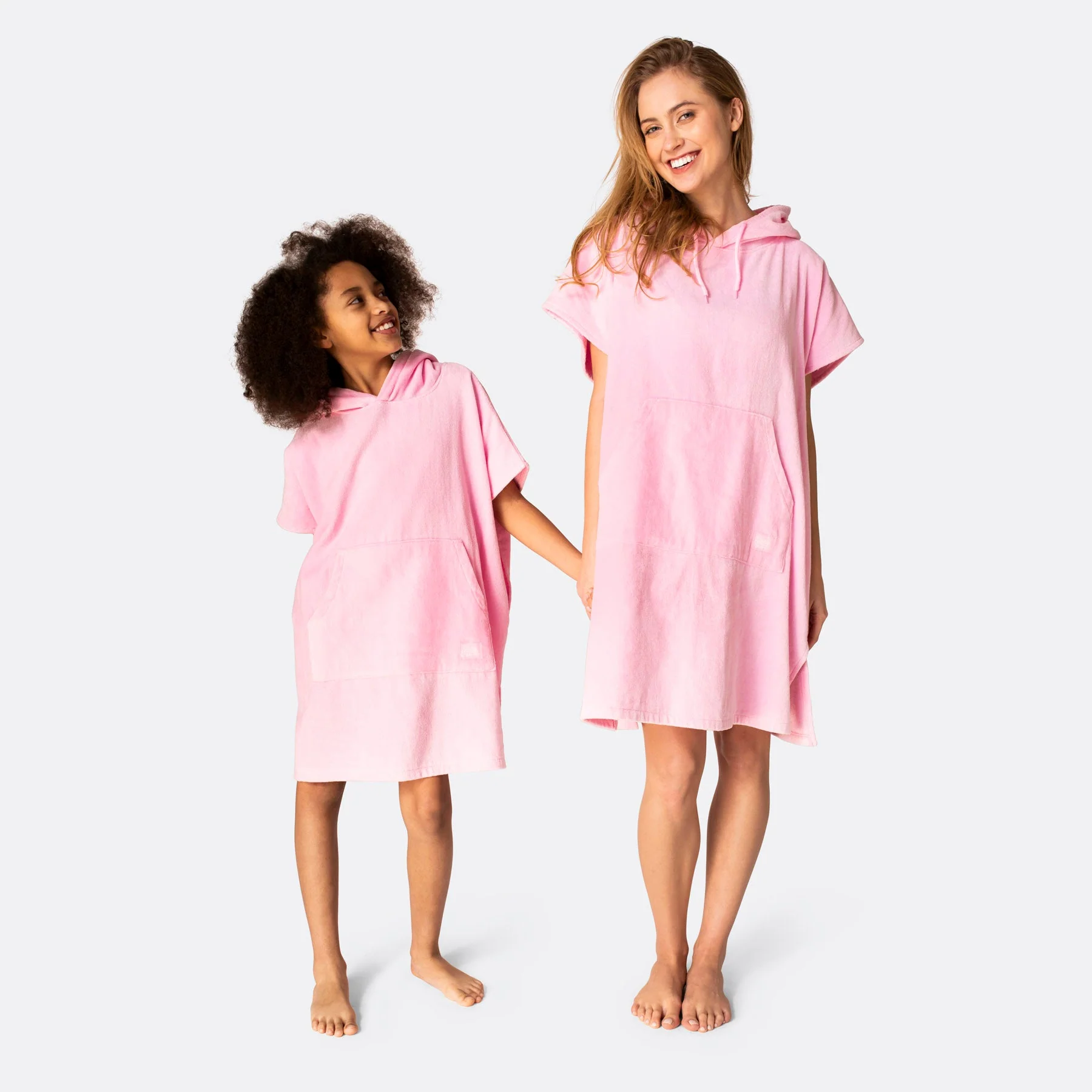 Bubblegum Pink Towel Poncho - Image 5