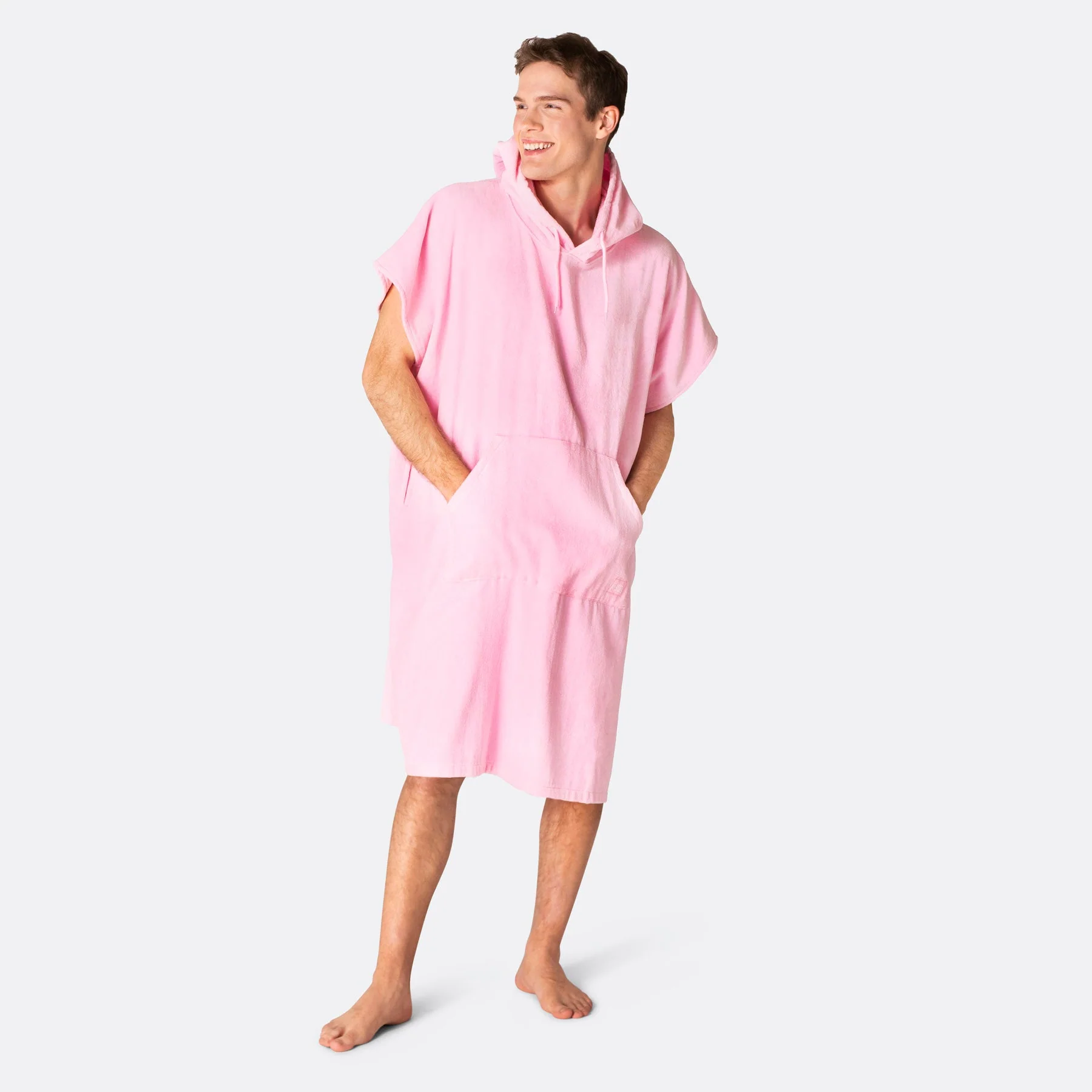 Bubblegum Pink Towel Poncho - Image 8