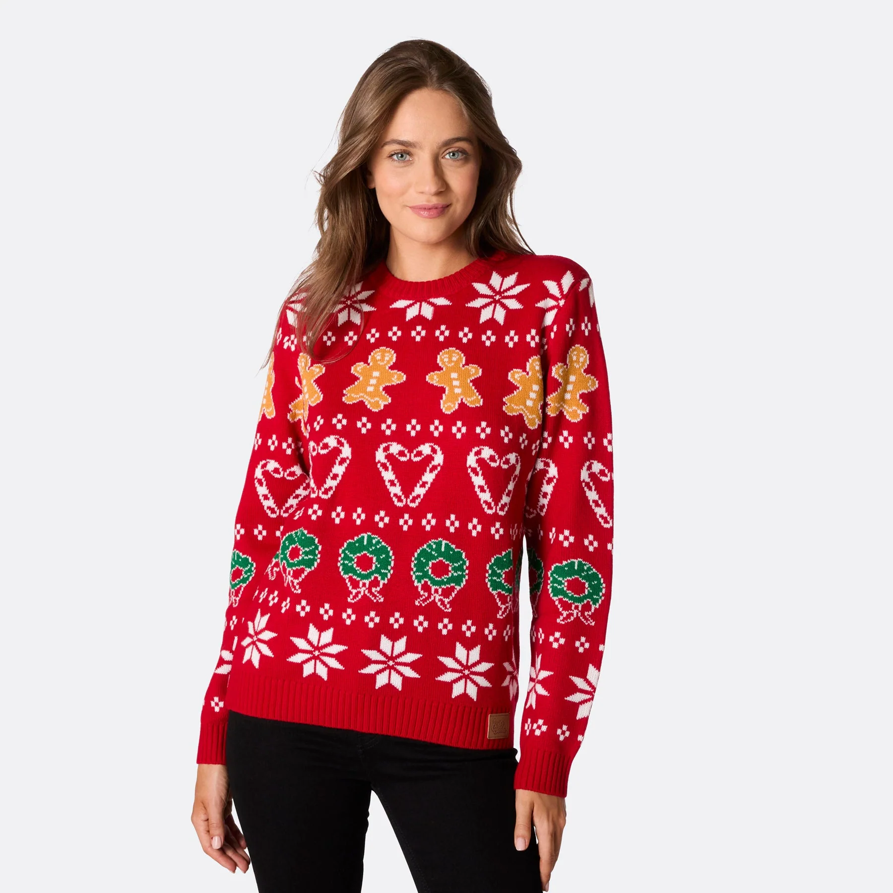 Women's Family Red Christmas Sweater - Image 4