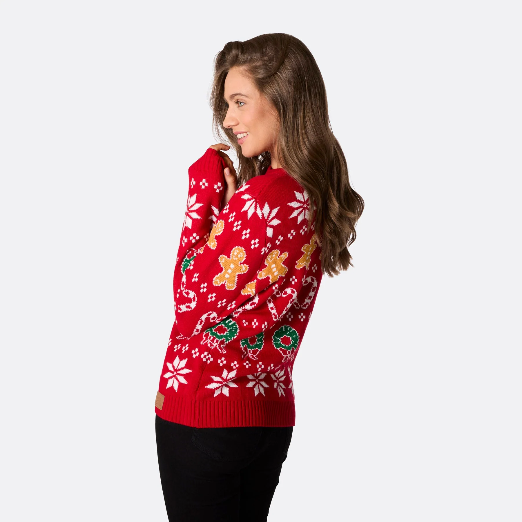 Women's Family Red Christmas Sweater - Image 5