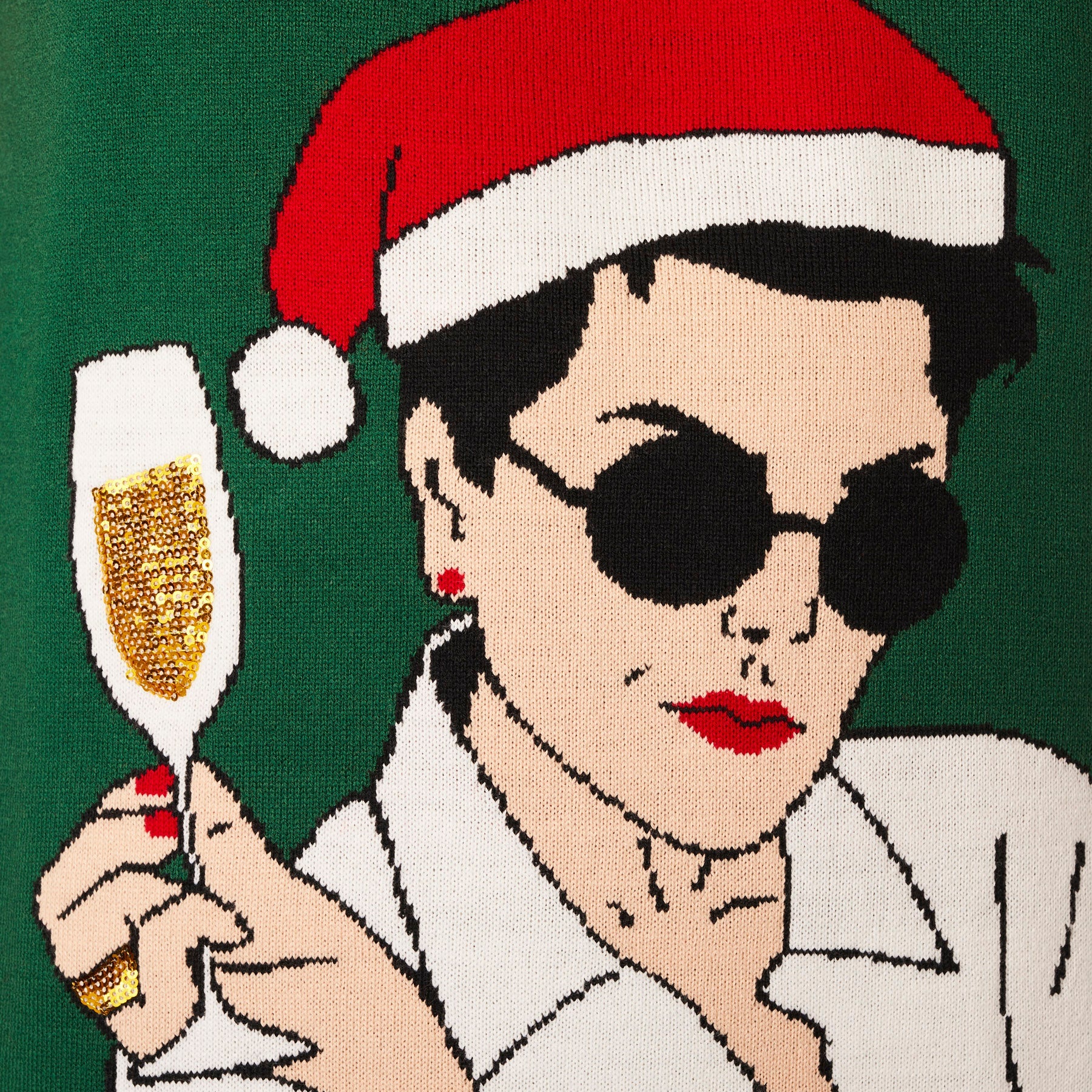 Women's Merry Krismas Christmas Sweater - Image 4